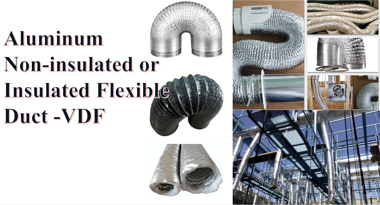 Aluminum Foil Flexible Duct｜Non-insulated Air Pipe｜Insulated Ventilation Hose