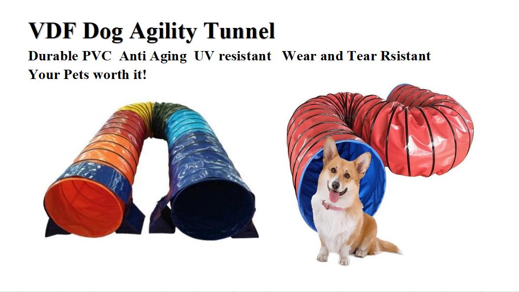 Dog Agility Tunnel｜Pet Training Equipment｜Dog Practising Tool