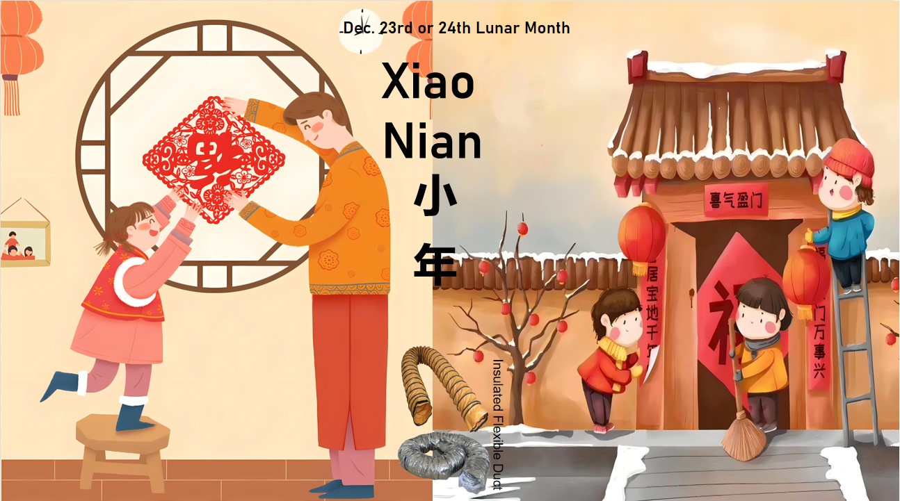 Xiao Nian｜Preparation Starting of Spring Festival - DFV Ventilation Fan and Duct